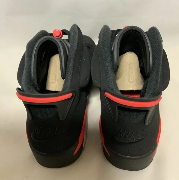 Nike AIR JORDAN 6 RETRO OG Black Infared Size 9.5 384664-060 2019 NEW IN BOX - Picture 5 of 12